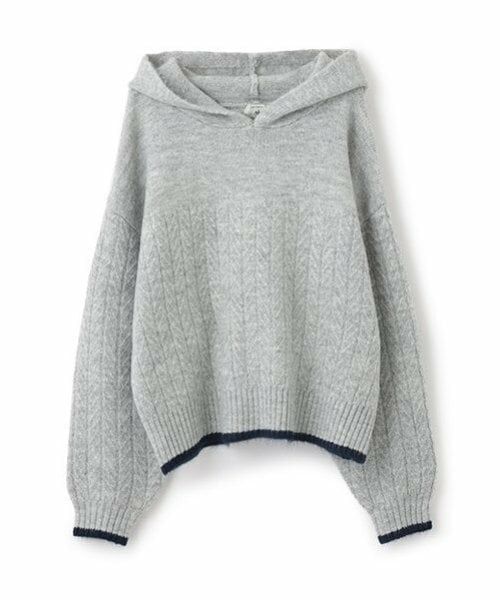 POM PONETTE AMI / ポンポネット アミ パーカー | 【AMI】ケーブルニットパーカ | 詳細15