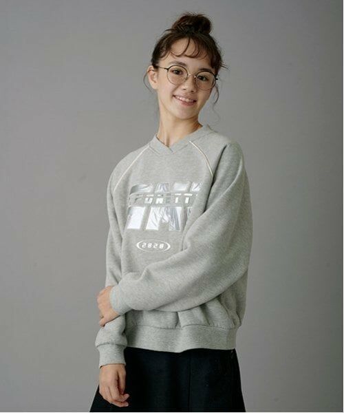 POM PONETTE AMI / ポンポネット アミ スウェット | 【AMI】裏起毛Vネックプルオーバー | 詳細5