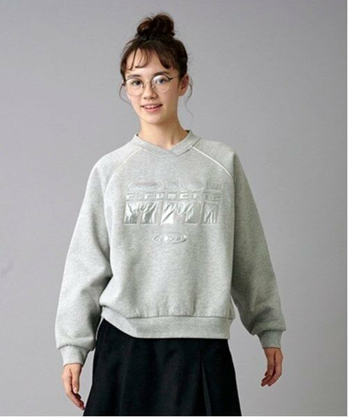 POM PONETTE AMI / ポンポネット アミ スウェット | 【AMI】裏起毛Vネックプルオーバー | 詳細6