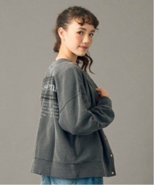 POM PONETTE AMI / ポンポネット アミ カーディガン・ボレロ | 【AMI】前後2WAYピグメントカーディガン | 詳細11