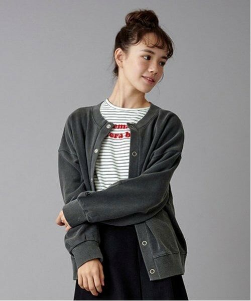 POM PONETTE AMI / ポンポネット アミ カーディガン・ボレロ | 【AMI】前後2WAYピグメントカーディガン | 詳細3