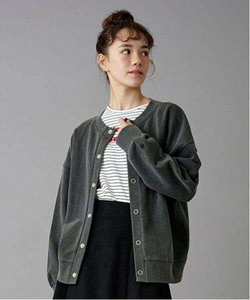POM PONETTE AMI / ポンポネット アミ カーディガン・ボレロ | 【AMI】前後2WAYピグメントカーディガン | 詳細4