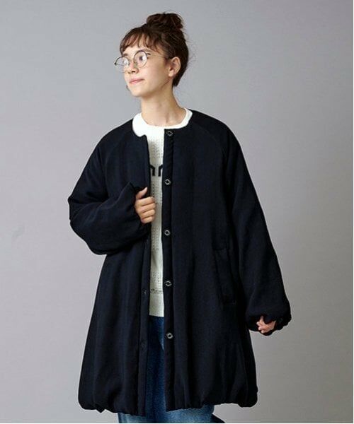 POM PONETTE AMI / ポンポネット アミ その他アウター | 【AMI】【WEB限定】ティペット付ノーカラーバルーンコート | 詳細10