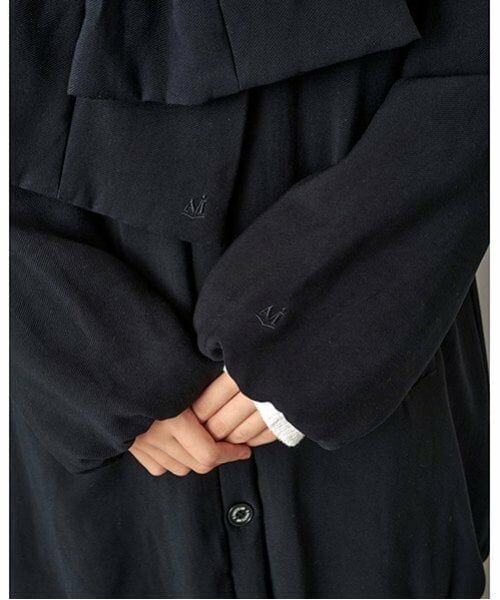 POM PONETTE AMI / ポンポネット アミ その他アウター | 【AMI】【WEB限定】ティペット付ノーカラーバルーンコート | 詳細16