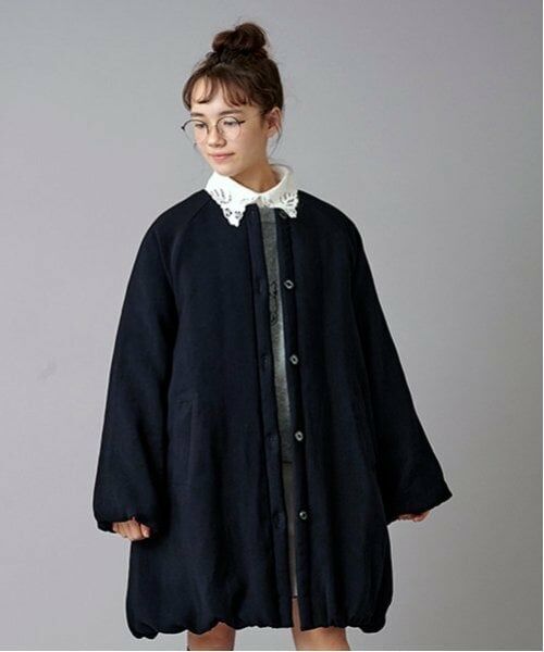 POM PONETTE AMI / ポンポネット アミ その他アウター | 【AMI】【WEB限定】ティペット付ノーカラーバルーンコート | 詳細3