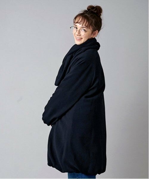 POM PONETTE AMI / ポンポネット アミ その他アウター | 【AMI】【WEB限定】ティペット付ノーカラーバルーンコート | 詳細6