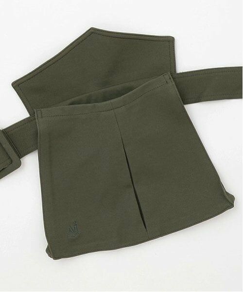 POM PONETTE AMI / ポンポネット アミ ミニ・ひざ丈スカート | 【AMI】ポケットベルト付ラップスカート | 詳細15