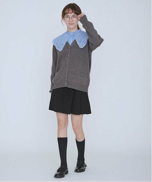 POM PONETTE AMI / ポンポネット アミ ミニ・ひざ丈スカート | 【AMI】ポケットベルト付ラップスカート | 詳細23