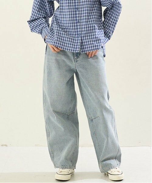 POM PONETTE AMI / ポンポネット アミ その他パンツ | 【ニコ☆プチ掲載】【AMI】ベルト付きバレルシルエットパンツ | 詳細11