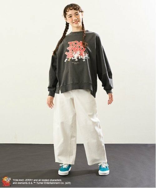 POM PONETTE AMI / ポンポネット アミ その他パンツ | 【ニコ☆プチ掲載】【AMI】ベルト付きバレルシルエットパンツ | 詳細18