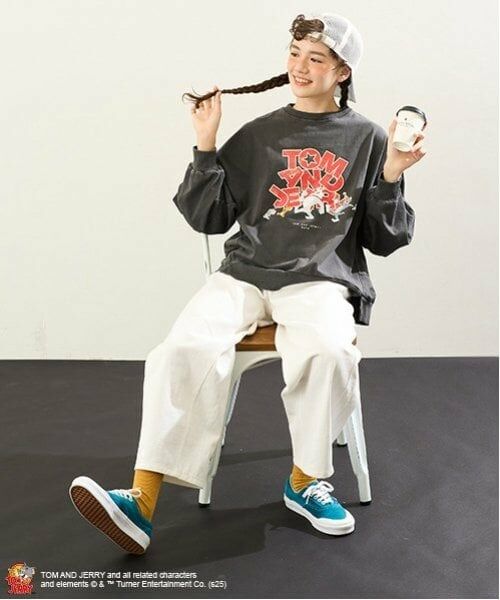 POM PONETTE AMI / ポンポネット アミ その他パンツ | 【ニコ☆プチ掲載】【AMI】ベルト付きバレルシルエットパンツ | 詳細21