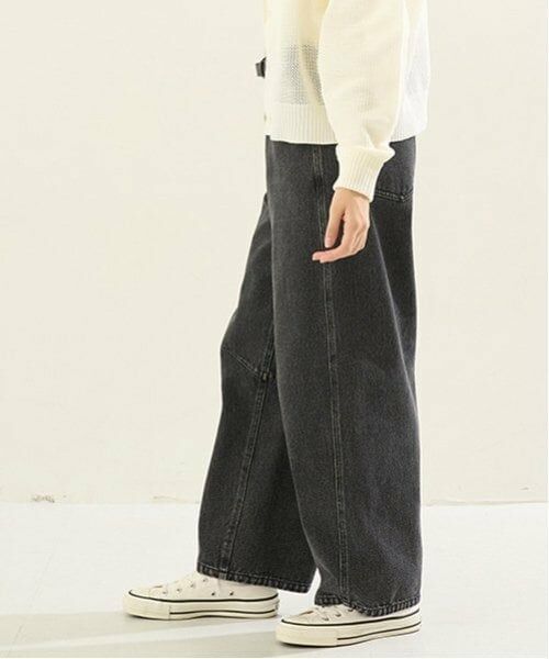 POM PONETTE AMI / ポンポネット アミ その他パンツ | 【ニコ☆プチ掲載】【AMI】ベルト付きバレルシルエットパンツ | 詳細6