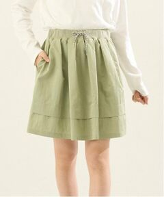 POM PONETTE AMI / ポンポネット アミ ショート・ハーフ・半端丈パンツ | 【Cuugal掲載】【AMI】【撥水】ウエストリブ裾タックスカート