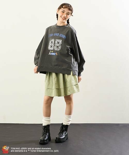 POM PONETTE AMI / ポンポネット アミ ショート・ハーフ・半端丈パンツ | 【Cuugal掲載】【AMI】【撥水】ウエストリブ裾タックスカート | 詳細1