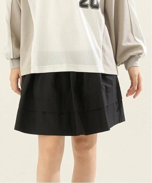 POM PONETTE AMI / ポンポネット アミ ショート・ハーフ・半端丈パンツ | 【Cuugal掲載】【AMI】【撥水】ウエストリブ裾タックスカート | 詳細10