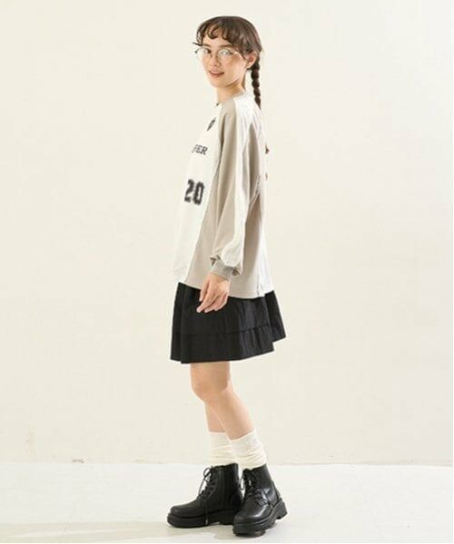 POM PONETTE AMI / ポンポネット アミ ショート・ハーフ・半端丈パンツ | 【Cuugal掲載】【AMI】【撥水】ウエストリブ裾タックスカート | 詳細11