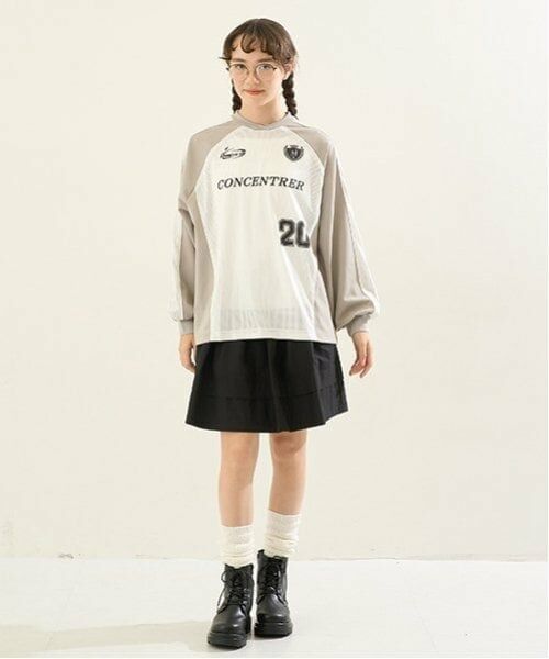 POM PONETTE AMI / ポンポネット アミ ショート・ハーフ・半端丈パンツ | 【Cuugal掲載】【AMI】【撥水】ウエストリブ裾タックスカート | 詳細12