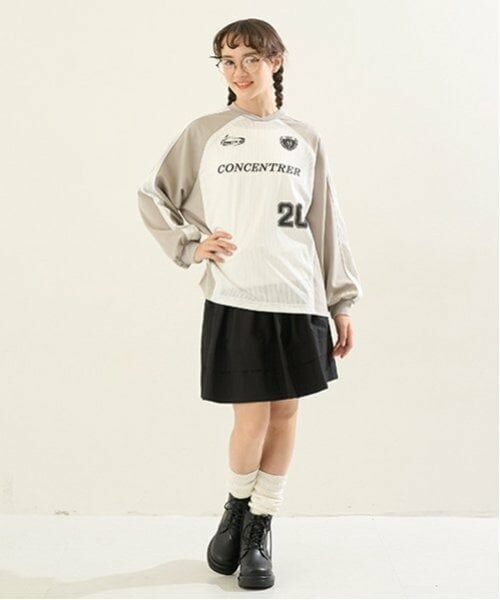 POM PONETTE AMI / ポンポネット アミ ショート・ハーフ・半端丈パンツ | 【Cuugal掲載】【AMI】【撥水】ウエストリブ裾タックスカート | 詳細13