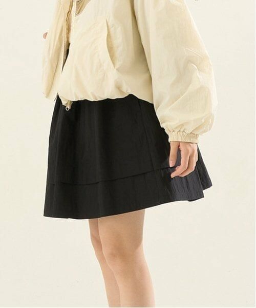 POM PONETTE AMI / ポンポネット アミ ショート・ハーフ・半端丈パンツ | 【Cuugal掲載】【AMI】【撥水】ウエストリブ裾タックスカート | 詳細14