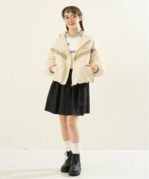 POM PONETTE AMI / ポンポネット アミ ショート・ハーフ・半端丈パンツ | 【Cuugal掲載】【AMI】【撥水】ウエストリブ裾タックスカート | 詳細18