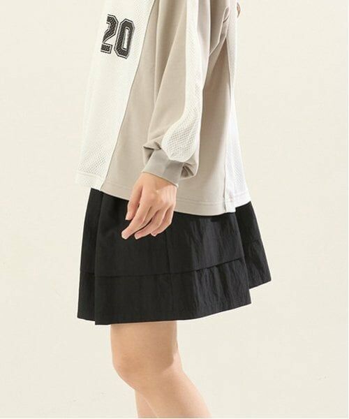 POM PONETTE AMI / ポンポネット アミ ショート・ハーフ・半端丈パンツ | 【Cuugal掲載】【AMI】【撥水】ウエストリブ裾タックスカート | 詳細8