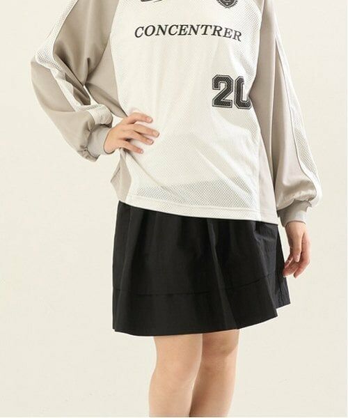 POM PONETTE AMI / ポンポネット アミ ショート・ハーフ・半端丈パンツ | 【Cuugal掲載】【AMI】【撥水】ウエストリブ裾タックスカート | 詳細9