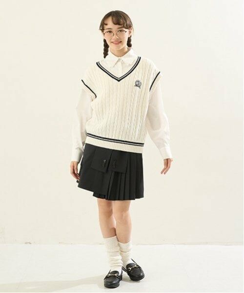 POM PONETTE AMI / ポンポネット アミ ショート・ハーフ・半端丈パンツ | 【AMI】腰巻プリーツスカパン | 詳細10