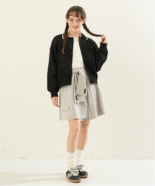 POM PONETTE AMI / ポンポネット アミ ショート・ハーフ・半端丈パンツ | 【AMI】腰巻プリーツスカパン | 詳細14