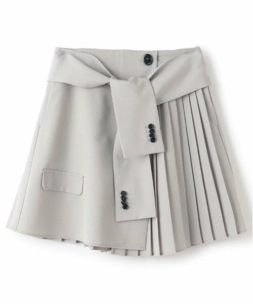 POM PONETTE AMI / ポンポネット アミ ショート・ハーフ・半端丈パンツ | 【AMI】腰巻プリーツスカパン | 詳細16