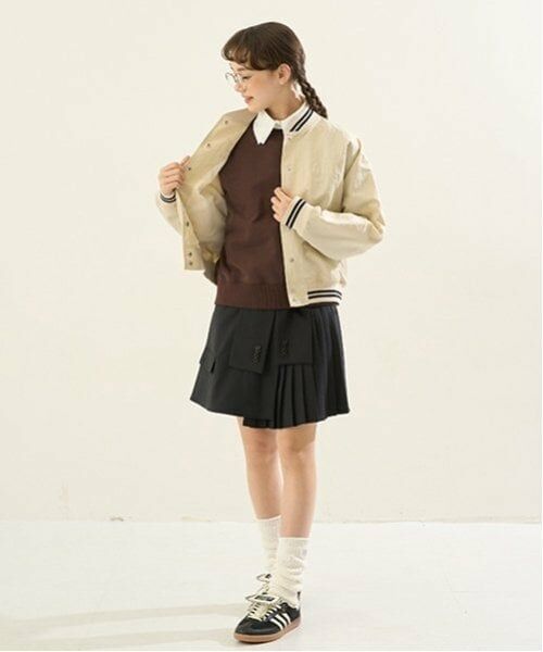 POM PONETTE AMI / ポンポネット アミ ショート・ハーフ・半端丈パンツ | 【AMI】腰巻プリーツスカパン | 詳細6