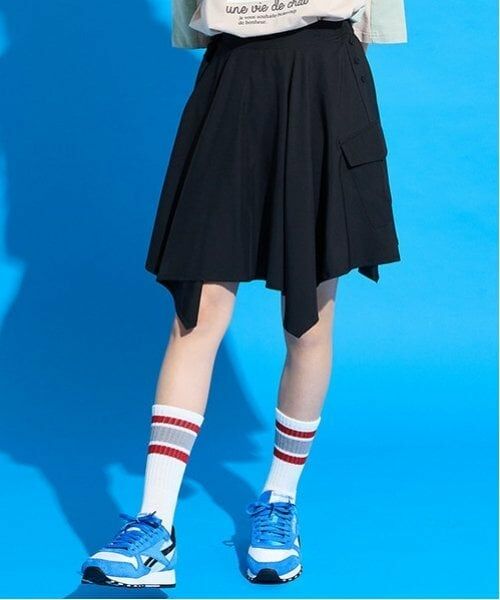 POM PONETTE AMI / ポンポネット アミ ショート・ハーフ・半端丈パンツ | 【AMI】腰巻シャツ風スカパン | 詳細1