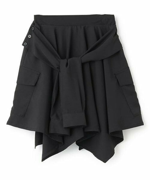 POM PONETTE AMI / ポンポネット アミ ショート・ハーフ・半端丈パンツ | 【AMI】腰巻シャツ風スカパン | 詳細11