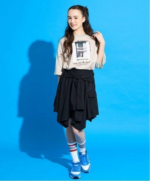 POM PONETTE AMI / ポンポネット アミ ショート・ハーフ・半端丈パンツ | 【AMI】腰巻シャツ風スカパン | 詳細2