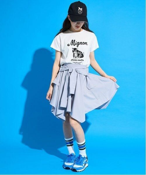 POM PONETTE AMI / ポンポネット アミ ショート・ハーフ・半端丈パンツ | 【AMI】腰巻シャツ風スカパン | 詳細4