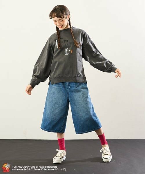 POM PONETTE AMI / ポンポネット アミ ショート・ハーフ・半端丈パンツ | 【AMI】フックつきデニムハーフパンツ | 詳細1