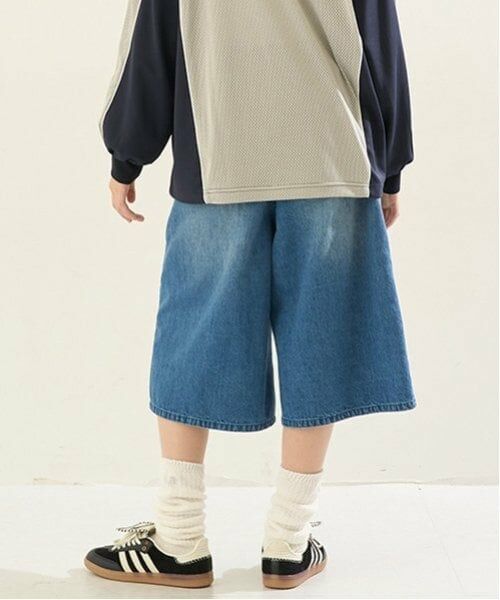POM PONETTE AMI / ポンポネット アミ ショート・ハーフ・半端丈パンツ | 【AMI】フックつきデニムハーフパンツ | 詳細11