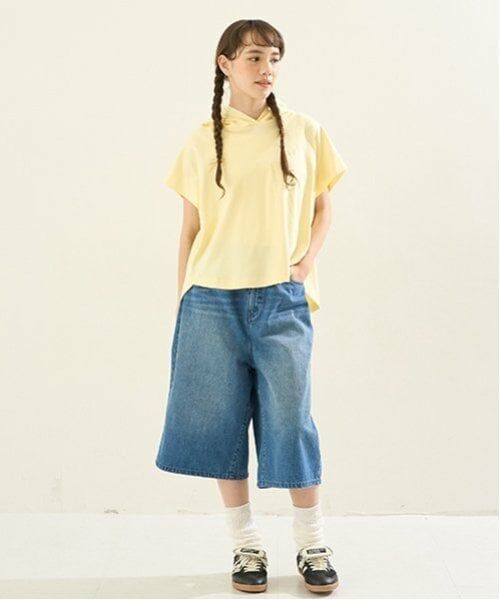 POM PONETTE AMI / ポンポネット アミ ショート・ハーフ・半端丈パンツ | 【AMI】フックつきデニムハーフパンツ | 詳細14