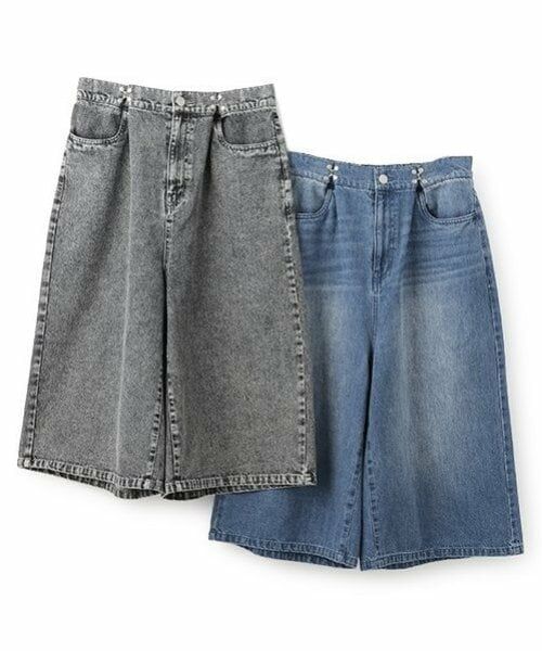 POM PONETTE AMI / ポンポネット アミ ショート・ハーフ・半端丈パンツ | 【AMI】フックつきデニムハーフパンツ | 詳細22