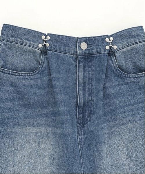 POM PONETTE AMI / ポンポネット アミ ショート・ハーフ・半端丈パンツ | 【AMI】フックつきデニムハーフパンツ | 詳細26