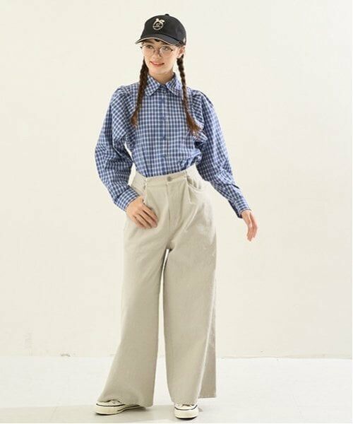 POM PONETTE AMI / ポンポネット アミ その他パンツ | 【AMI】サスつきフックワイドパンツ | 詳細4
