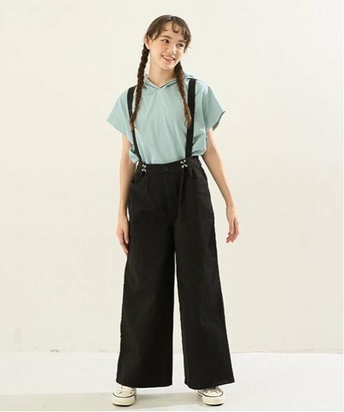 POM PONETTE AMI / ポンポネット アミ その他パンツ | 【AMI】サスつきフックワイドパンツ | 詳細6