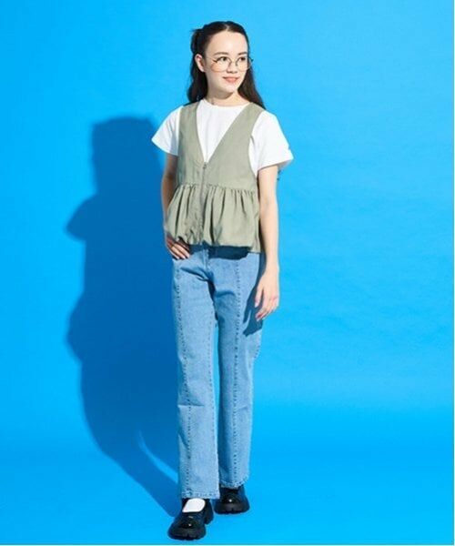 POM PONETTE AMI / ポンポネット アミ その他パンツ | 【AMI】デニムフレアパンツ | 詳細1