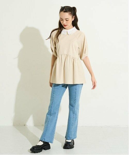 POM PONETTE AMI / ポンポネット アミ その他パンツ | 【AMI】デニムフレアパンツ | 詳細14