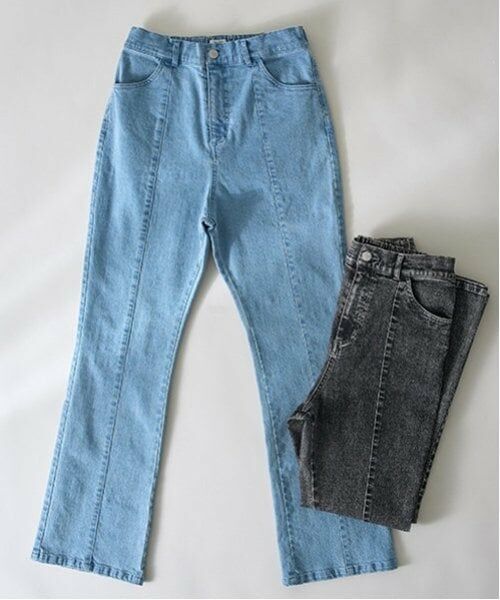 POM PONETTE AMI / ポンポネット アミ その他パンツ | 【AMI】デニムフレアパンツ | 詳細17