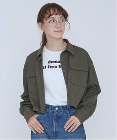 POM PONETTE AMI / ポンポネット アミ シャツ・ブラウス | 【AMI】ショート丈ポケットシャツ