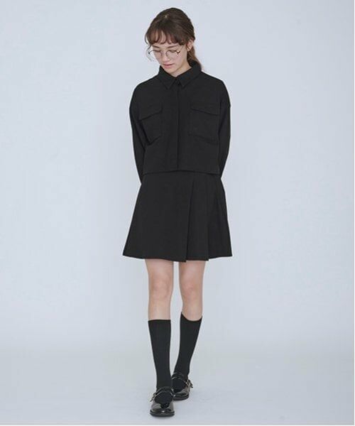 POM PONETTE AMI / ポンポネット アミ シャツ・ブラウス | 【AMI】ショート丈ポケットシャツ | 詳細9
