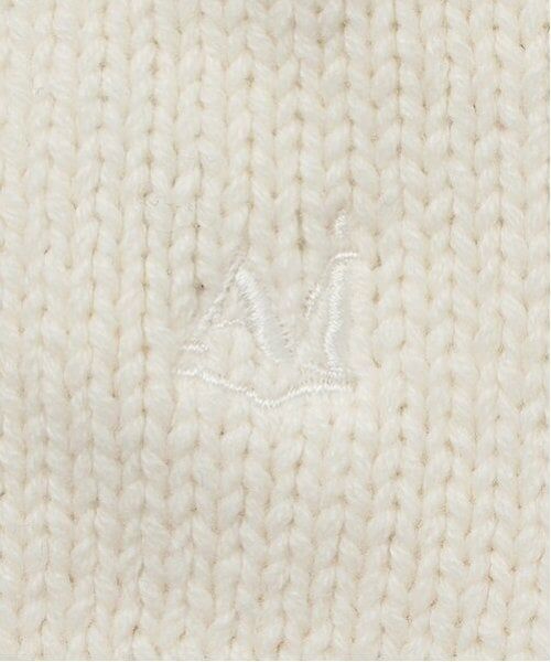 POM PONETTE AMI / ポンポネット アミ ニット・セーター | 【AMI】チュールテープミックススリーブニットプルオーバー | 詳細16