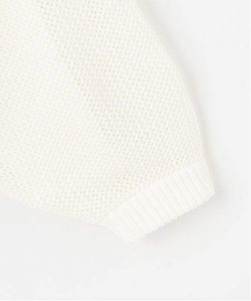 POM PONETTE AMI / ポンポネット アミ カーディガン・ボレロ | 【AMI】ライン衿メッシュカーデ×ロンTセット | 詳細11