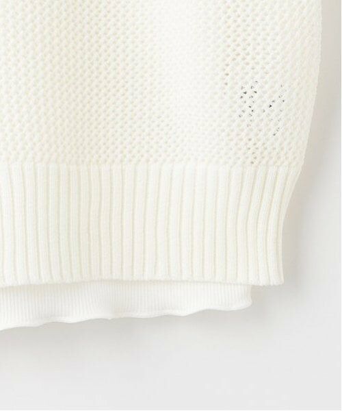 POM PONETTE AMI / ポンポネット アミ カーディガン・ボレロ | 【AMI】ライン衿メッシュカーデ×ロンTセット | 詳細12