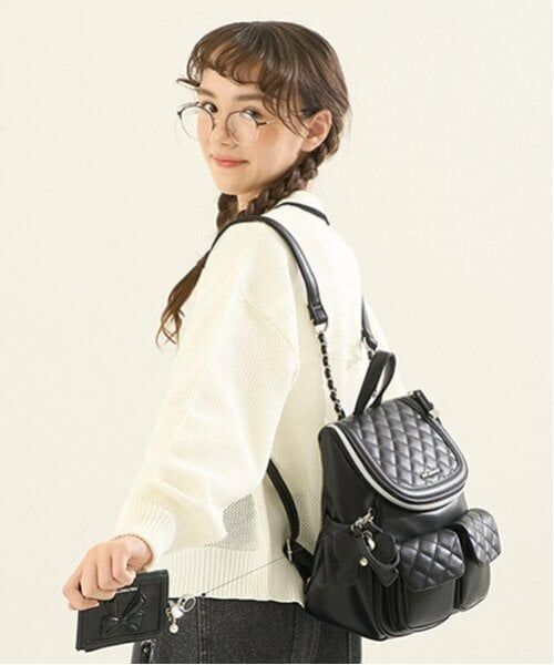 POM PONETTE AMI / ポンポネット アミ カーディガン・ボレロ | 【AMI】ライン衿メッシュカーデ×ロンTセット | 詳細3